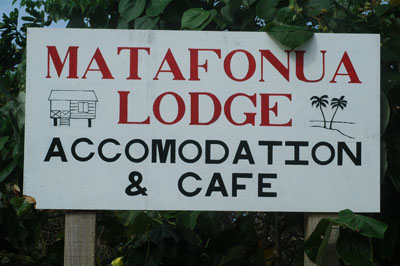 Matafonua Lodge Tonga
